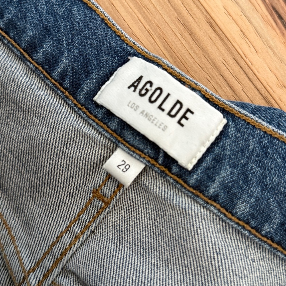 Agolde Blue Ankle & Cropped Jeans - Picture 3 of 9